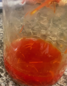 saffron in water